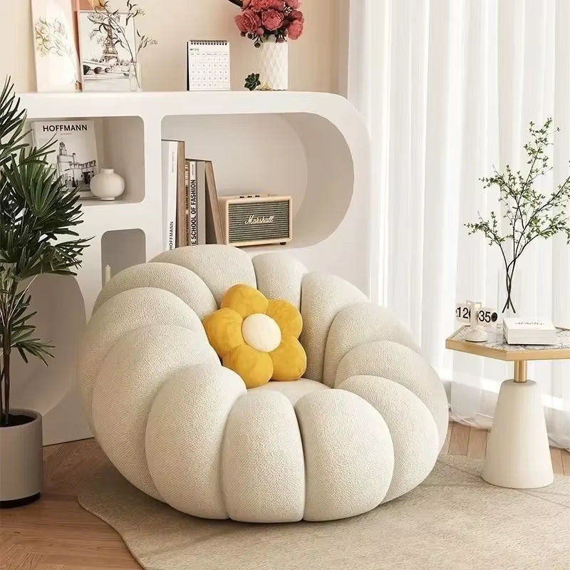 Fauteuil citrouille créatif déhoussable chaise paresseuse