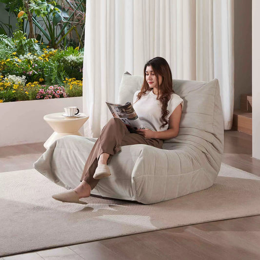 Fauteuil Togo confortable type pouf pour salon, chambre ou lecture