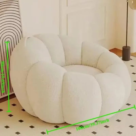 Fauteuil citrouille créatif déhoussable chaise paresseuse