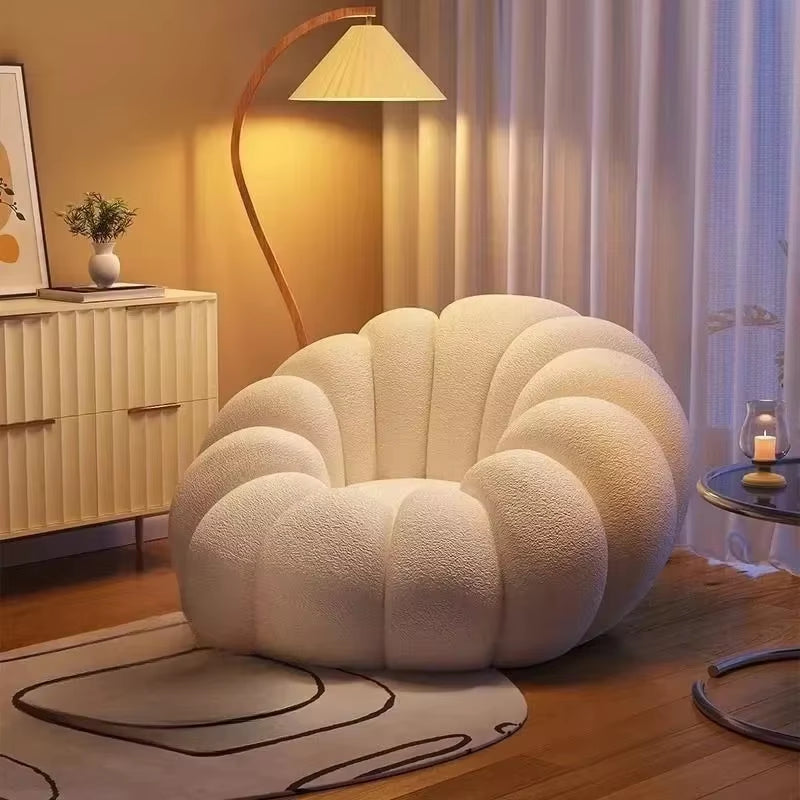 Fauteuil citrouille créatif déhoussable chaise paresseuse