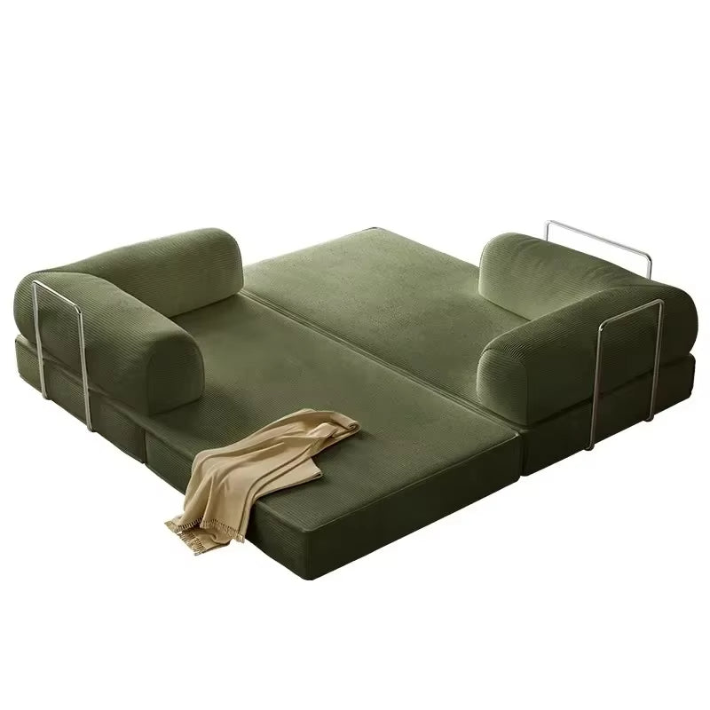 Nouveau canapé d'angle scandinave compressé, convertible multifonction