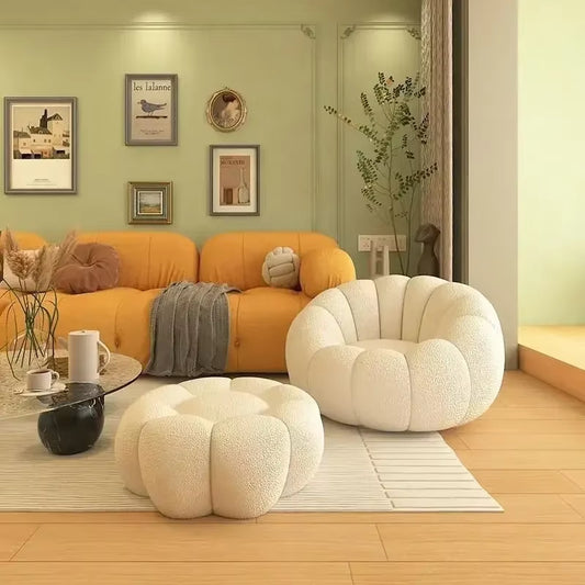 Fauteuil paresseux citrouille style nordique, doux et confortable