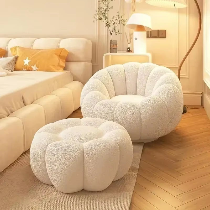 Fauteuil paresseux citrouille style nordique, doux et confortable